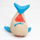 Vintage whale therapeutic toy by Renate Müller for H. Josef Leven, Sonneberg, 1960s