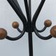 Parrot coat holder 12 wooden balls, 1950