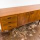 Vintage Walnut Sideboard By Bfm, 1960s, Poland