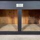 Black patina low sideboard
