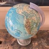 Vintage illuminated globe