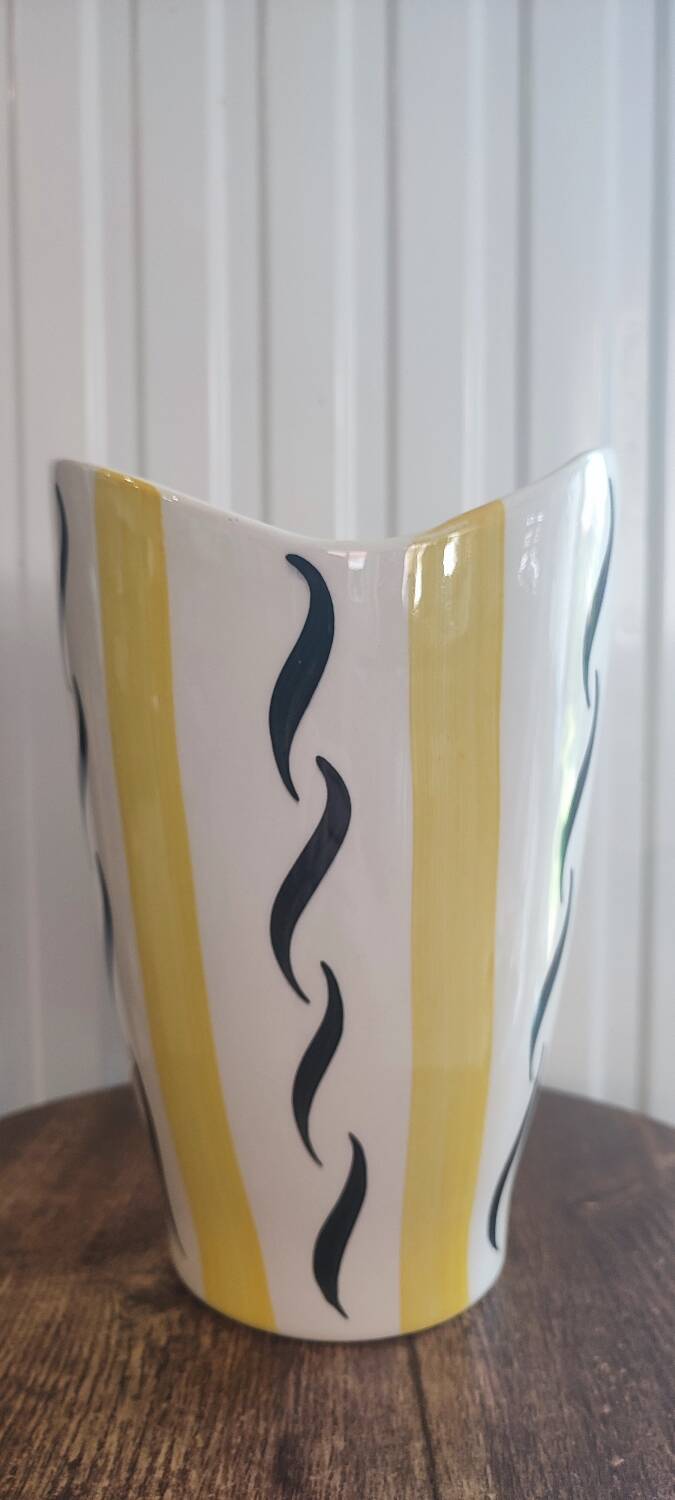 Vase faïence Saint Clément France années 60