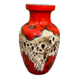 Vase West Germany red