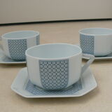 Set of 3 Bernardeau porcelain lunches