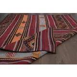 1970s Turkish Hand-Knotted Wool Cotton Purple Area Rug 100x134