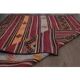 1970s Turkish Hand-Knotted Wool Cotton Purple Area Rug 100x134