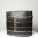 "Tampung" box, bamboo and leaf Indonesia, Lombok early 20th century