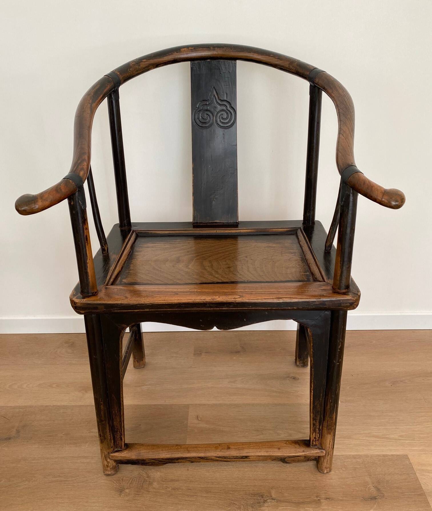 Pair of Chinese armchairs