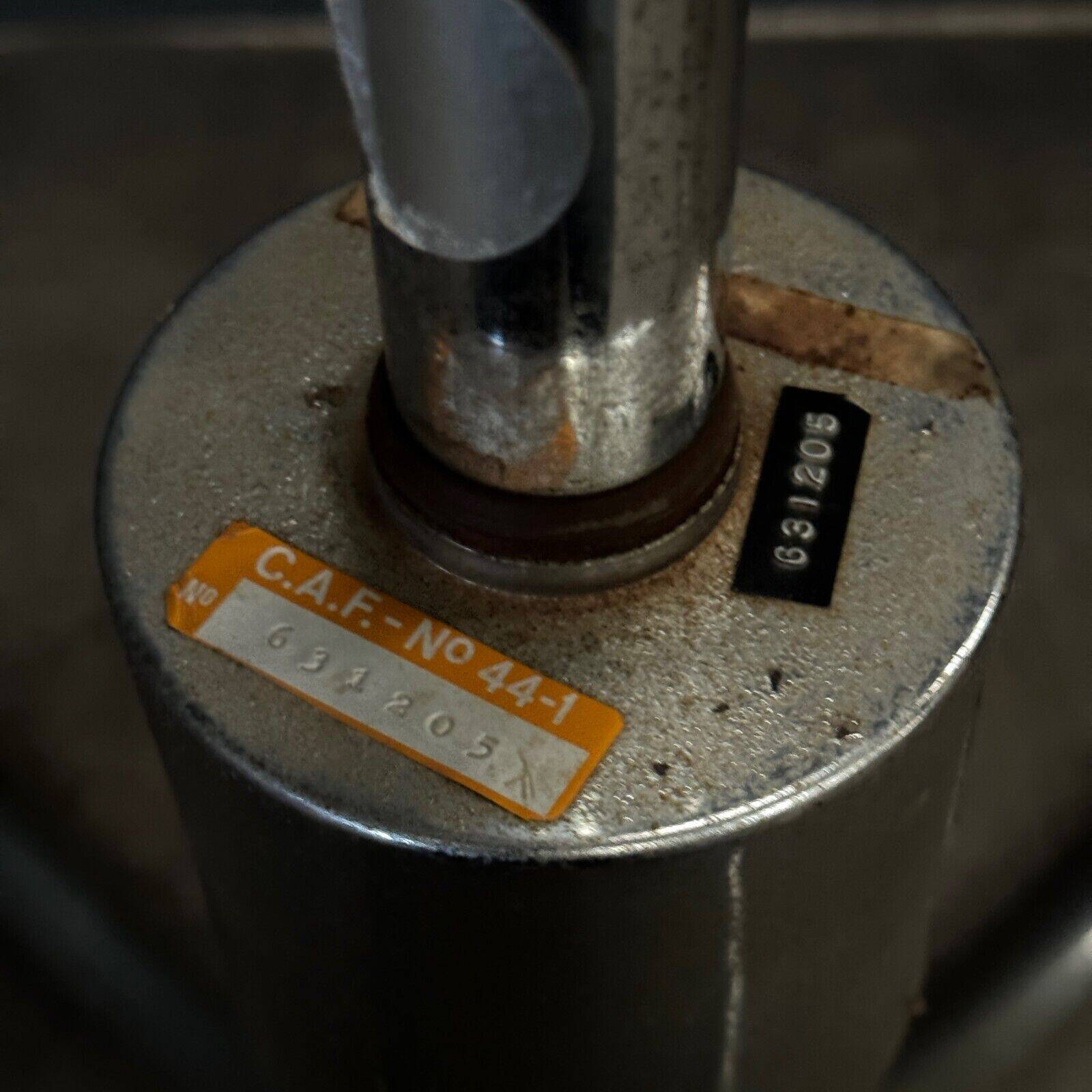 1960s chrome-plated aluminum parrot coat rack with tripod base