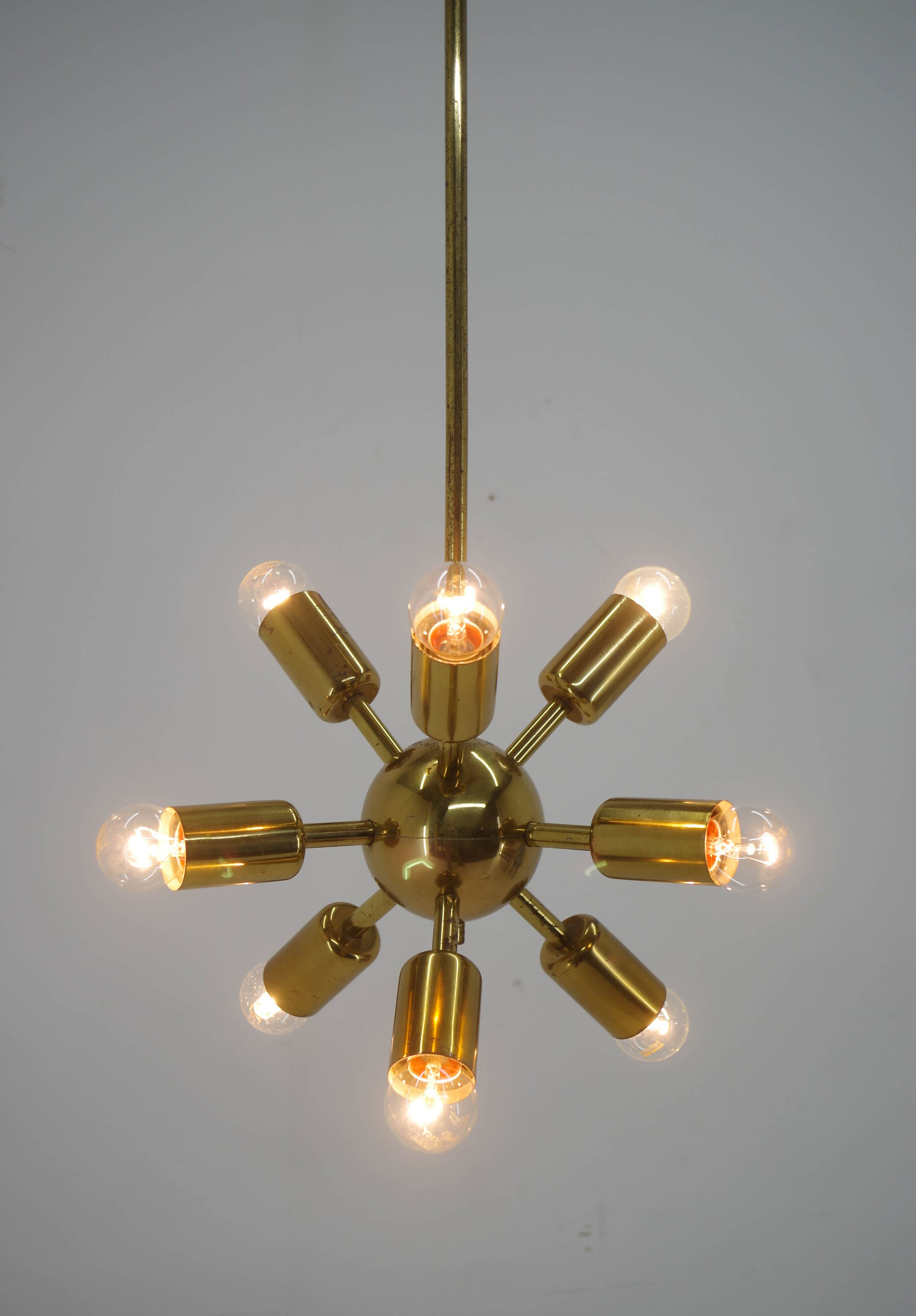 Space Age Chandelier Sputnik by Drukov, 1970s