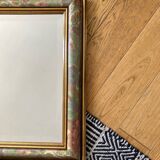 Flower beveled mirror