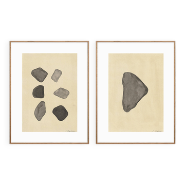 2 Dessins originaux de J. Rodgussar – Encres sur papier