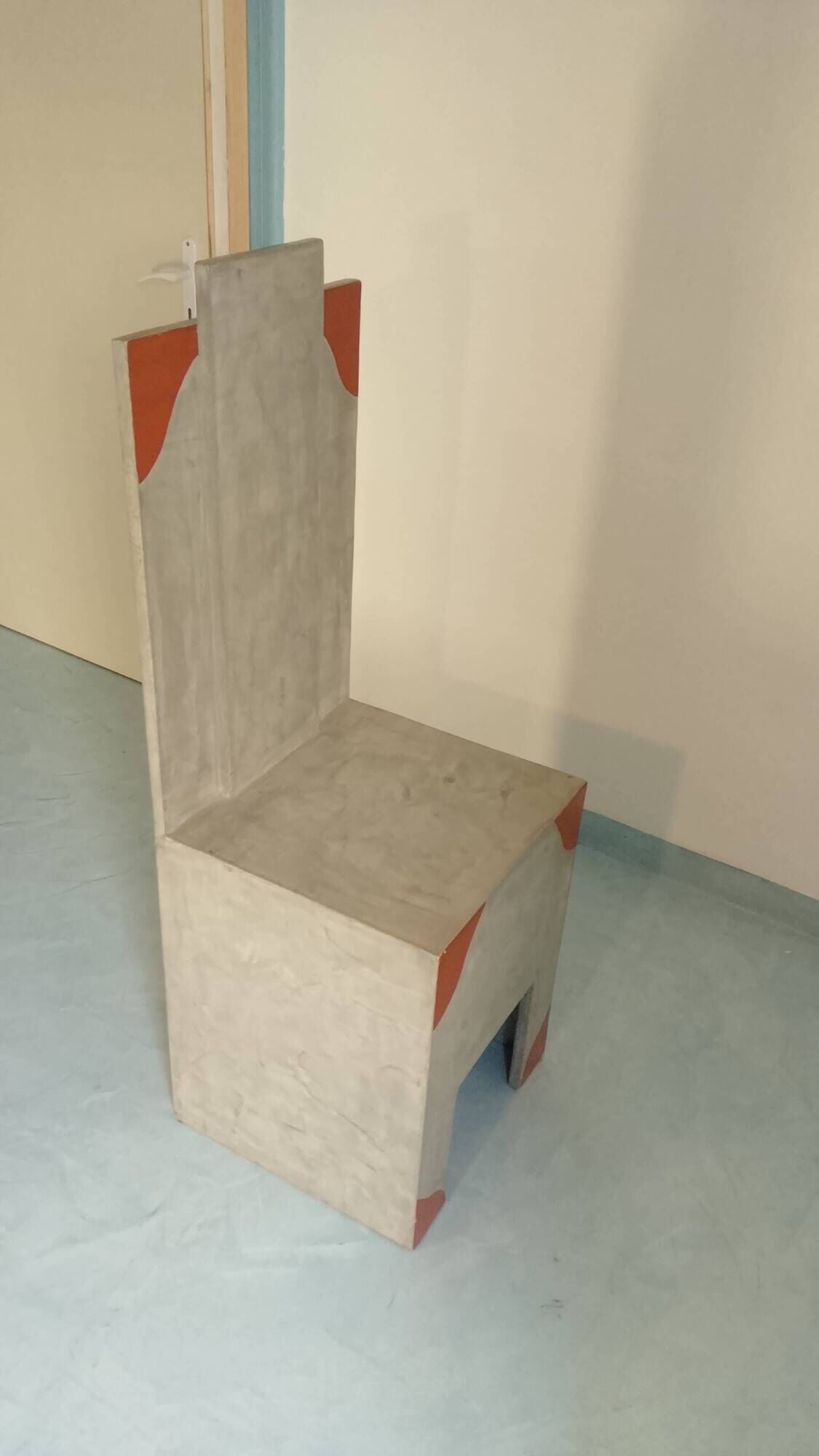 Neo-Brutalist and Postmodern Console-Pedestal – Unique artisan piece.