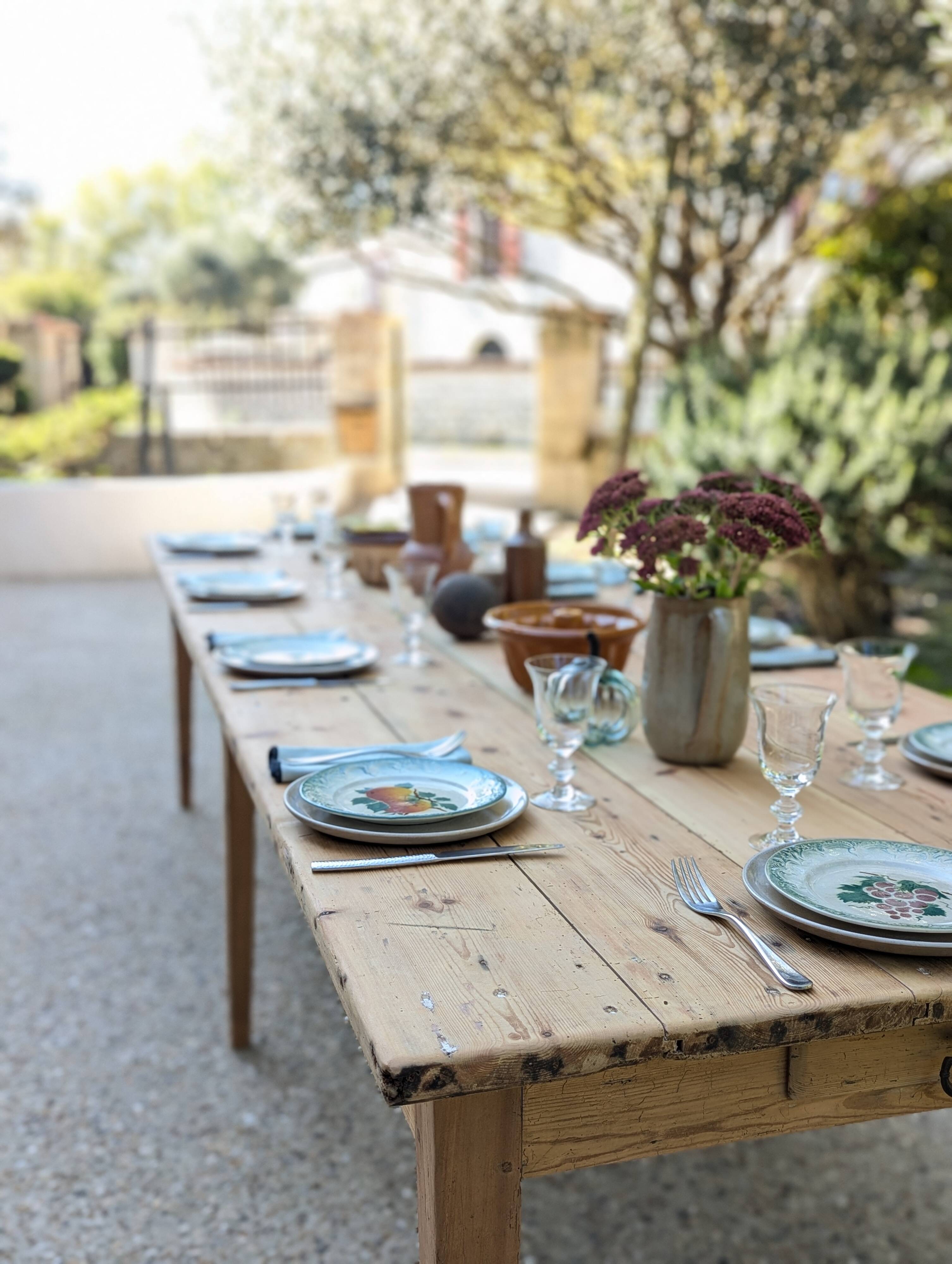 Large farmhouse table