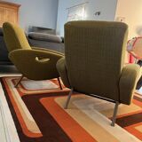 Paire de Fauteuils François Letourneur pour Maurice Mourra 1950