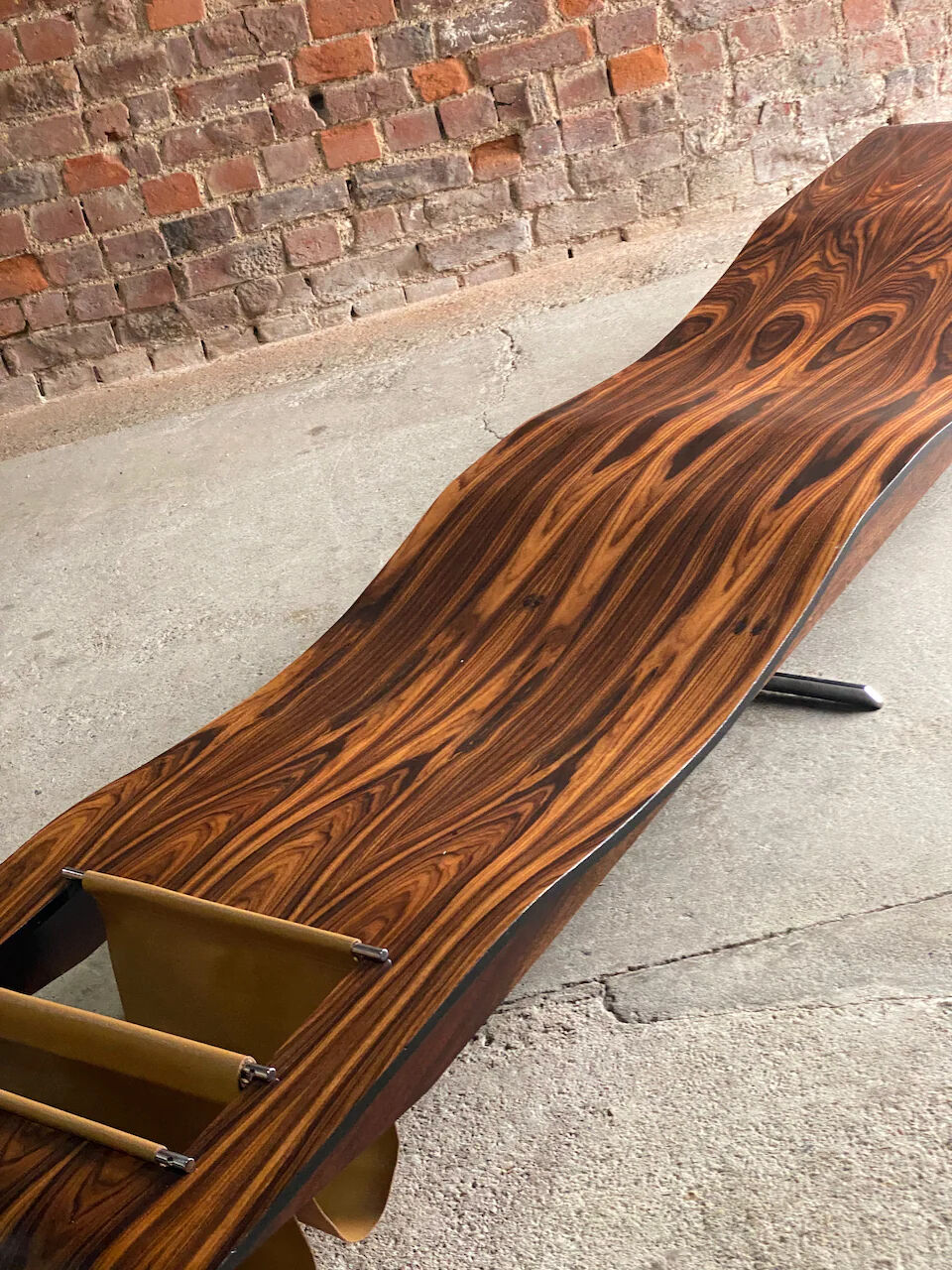 Jorge Zalszupin Onda Bench by L’atelier 1960