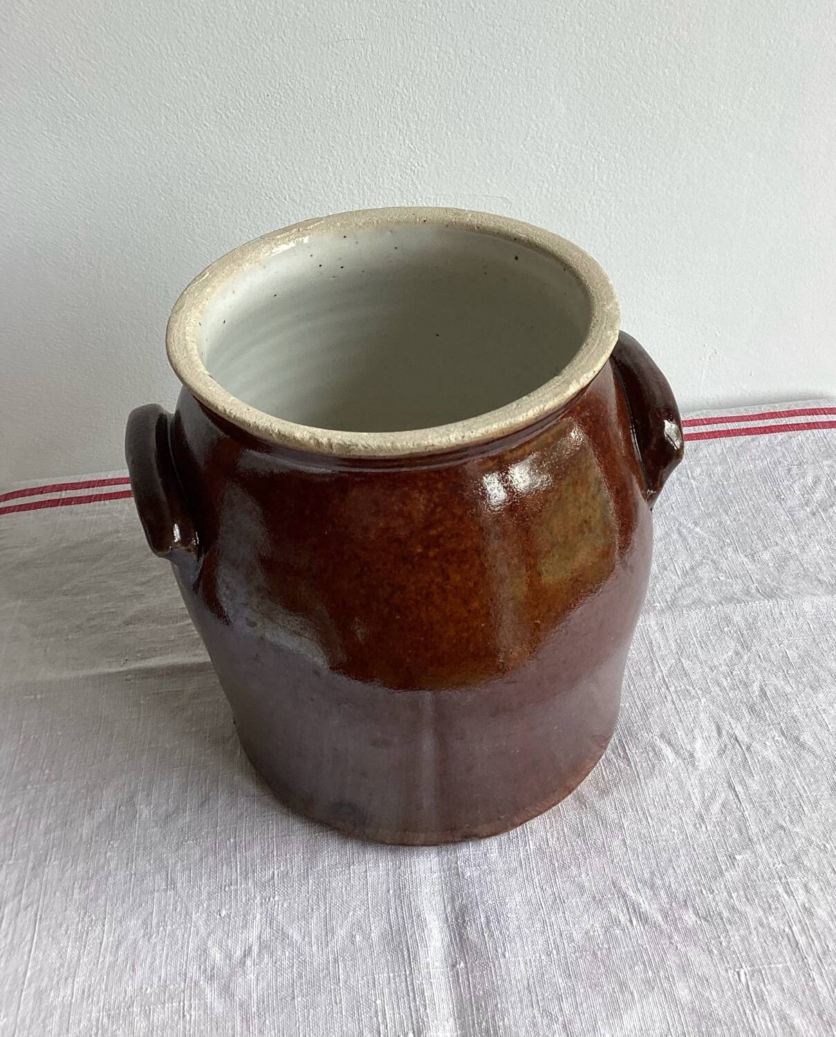 Old stoneware pot