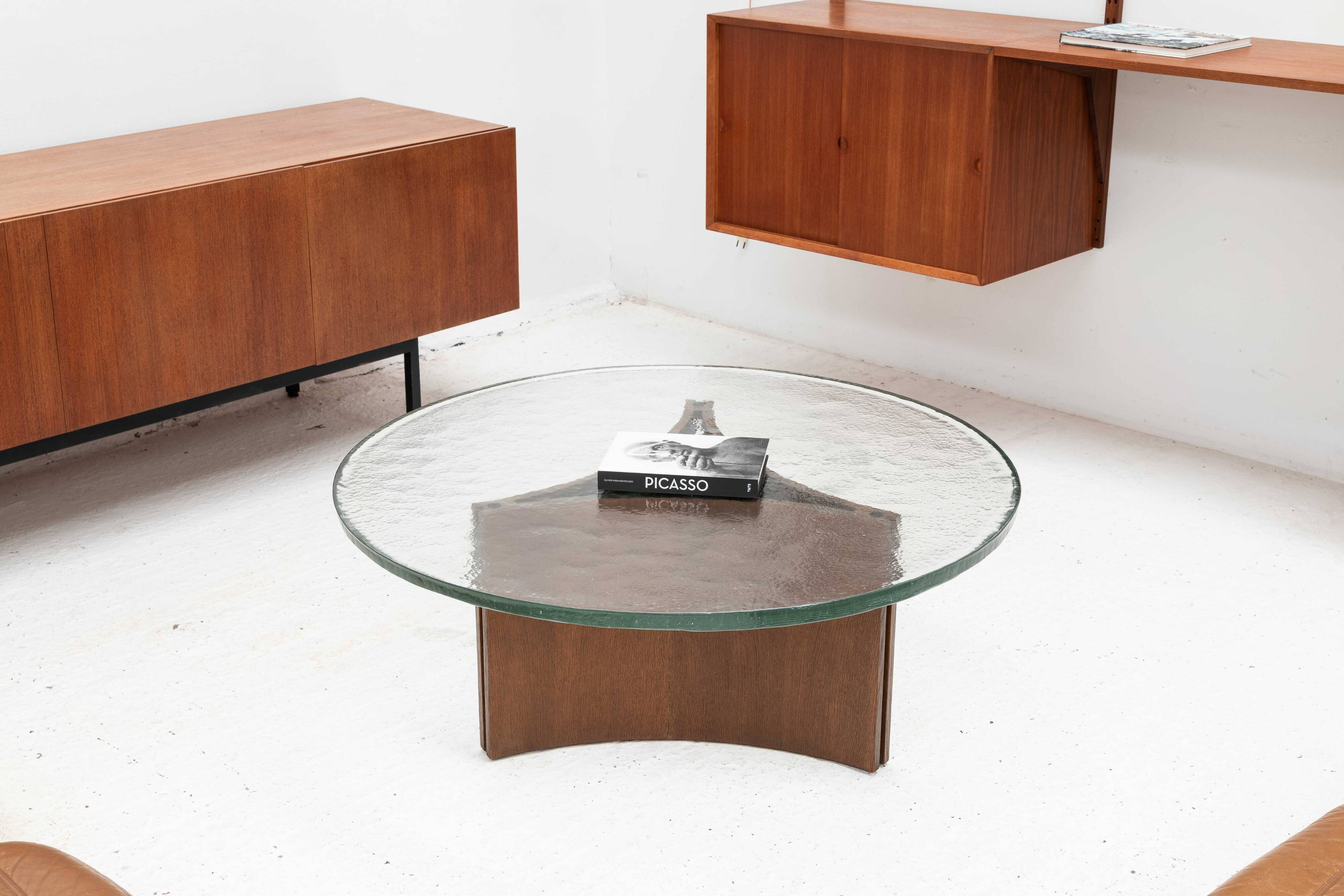 Brutalist coffee table, Germany, 1970's