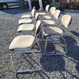 Set of 8 vintage office chairs