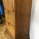 Cabinet notary scriban and lockers of oak desk