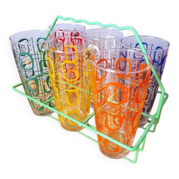 Glasses for orangeade 1960