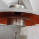 Suspension alu brossé orange
