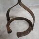 Brutalist wrought iron chain floor lamp 1960s