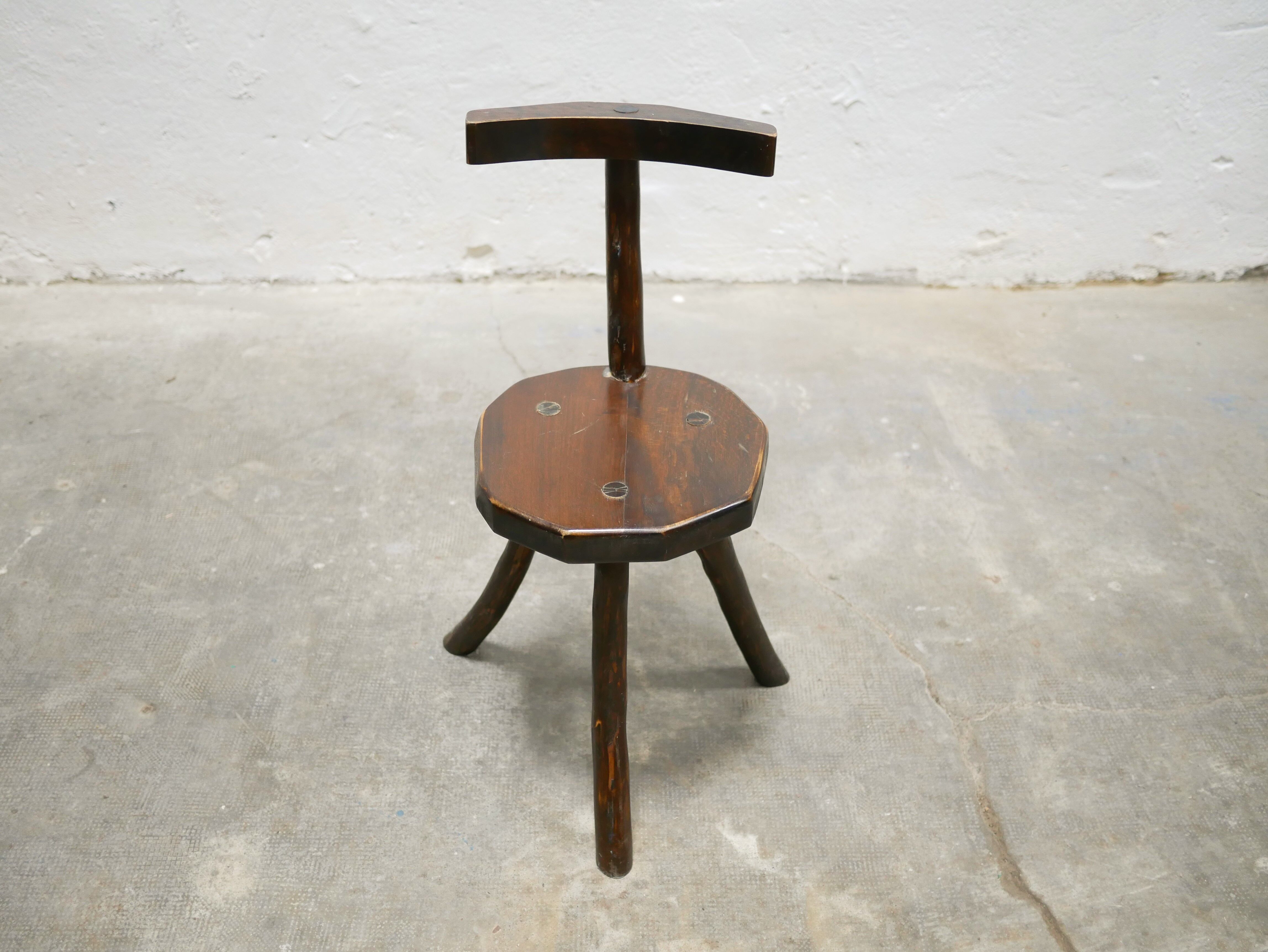 Vintage brutalist chair