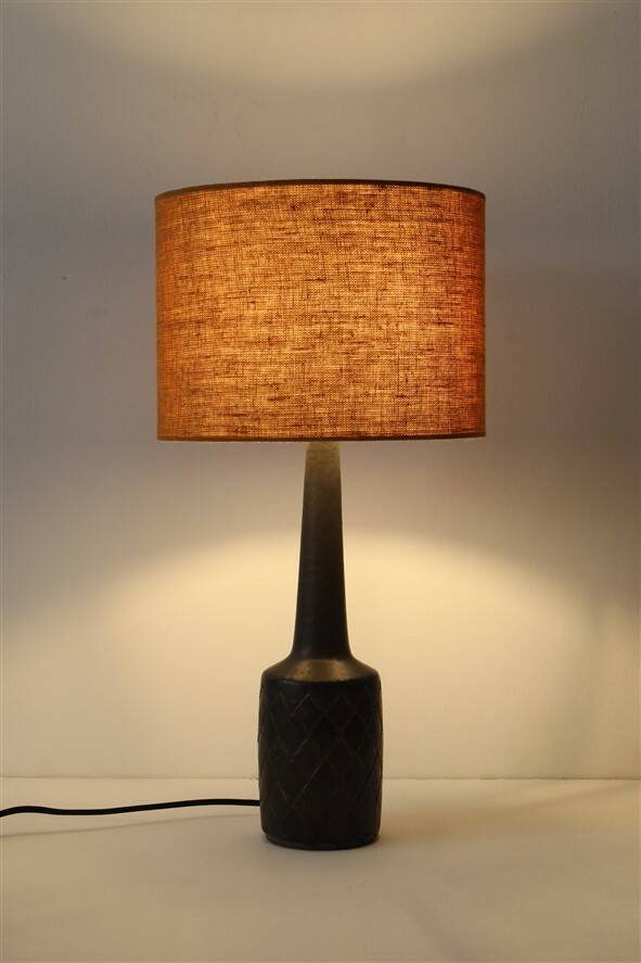 Big “DL 32” ceramic table lamp by Per Linnemann-Schmidt for Palshus / 1960s / 1970s