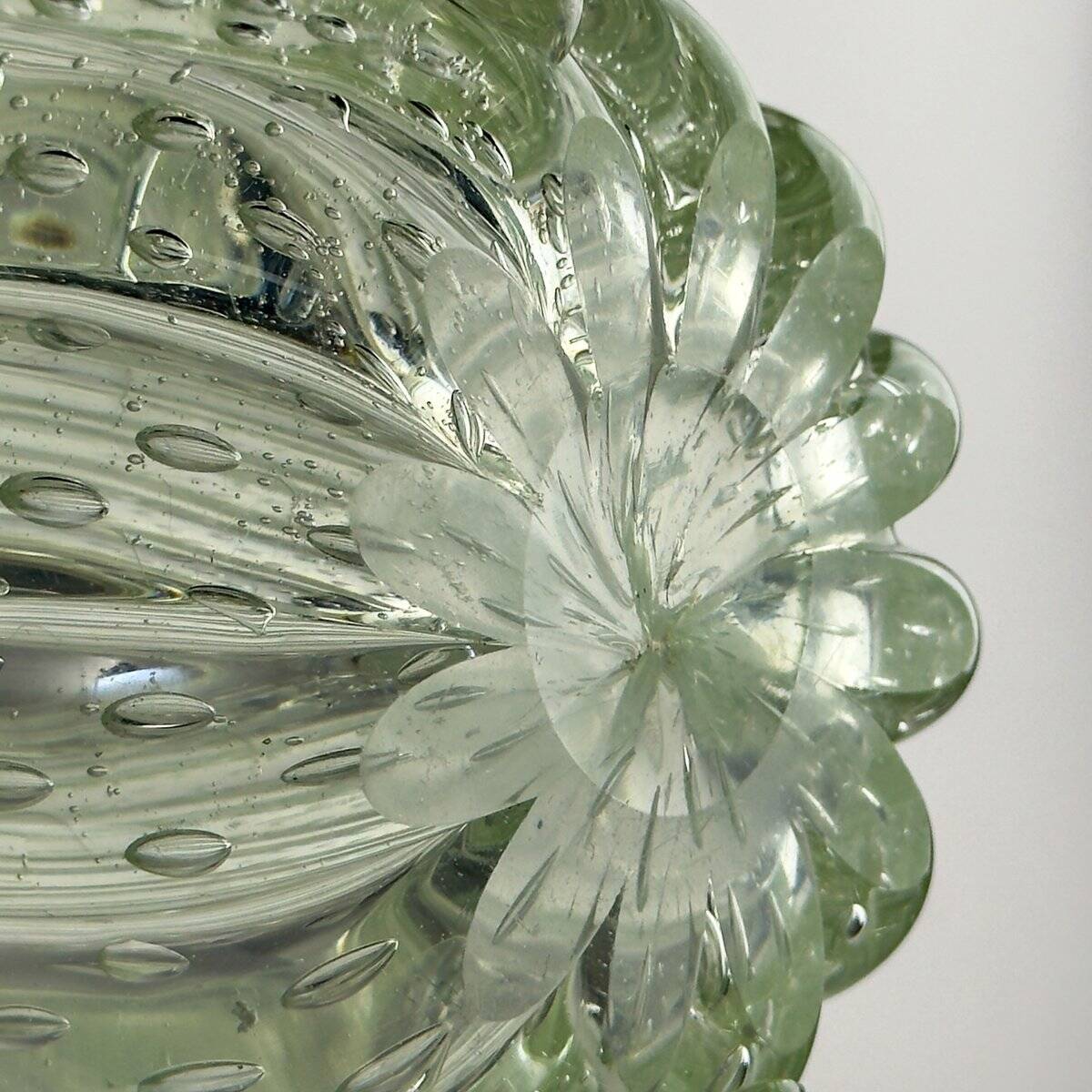 Vintage Murano glass vase by Barovier & Toso, Italy 1930-40s