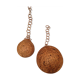 Two vintage wicker twine ball suspensions