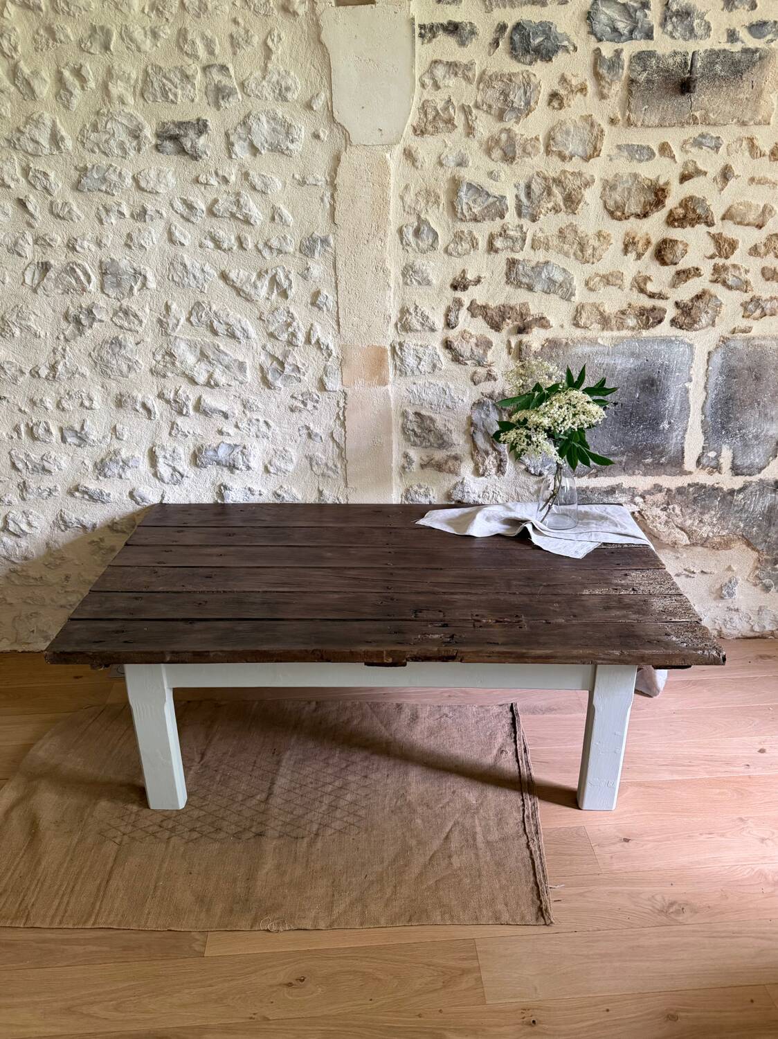 Renovated farmhouse coffee table