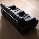 De Sede DS-85 sofa bed in black leather, Switzerland, 1960s