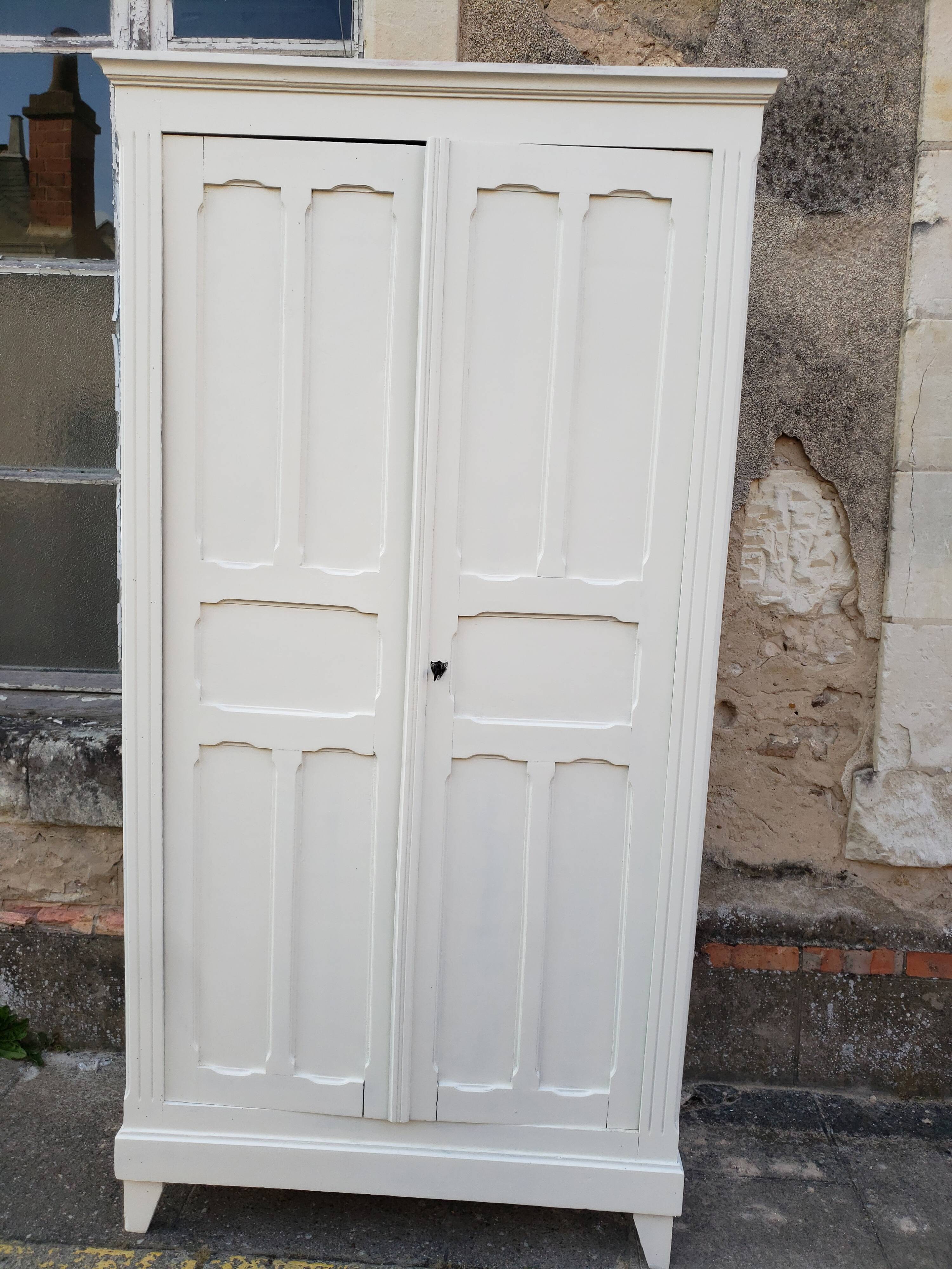 Authentic Parisian off-white wardrobe