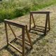 Table and trestles fir tray