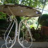 Old garden table