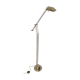 Deknudt e-reader floor lamp from the 70s in brass