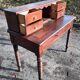 Oak tiered desk