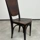 Jugendstil dining chair by Gustav Siegel for J&J Kohn