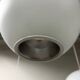 Mid-century pendant lamp with three large opal glass globes by philips, 1960s