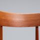 Set of four Danish dining chairs in teak and paper cord, Denmark, 1960