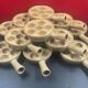 LOT DE 12 POELONS / CAQUELONS / PLATS A ESCARGOTS  6 TROUS  GRES