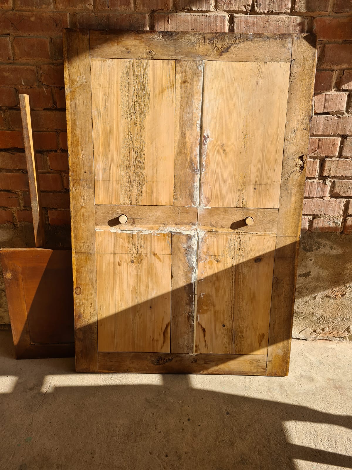 Old vintage farmhouse table