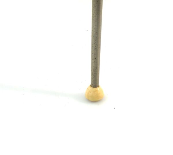 Table d'appoint moderniste des années 1960 en Formica gris charbon