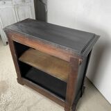 19th-century solid wood trade counter