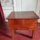 Tabouret coffre en bois