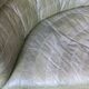 Fauteuil d'angle patchwork en cuir vert olive par Laauser, années 1970