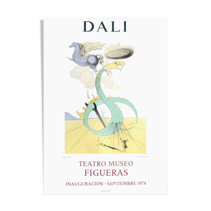 Affiche Dali 1974
