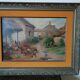 Oil painting on canvas Edmond Van Coppenolle (1846-1914) Landscape