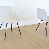 Pair of chairs "papyrus" of Pierre Guariche Steiner 1950